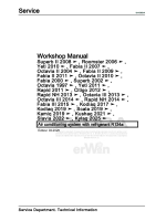 Skoda Fabia III - Workshop manual - Air_conditioning_system_with_refrigerant_R134a - HVAC